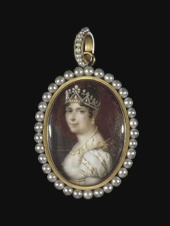 Josephine 2 - medaillon perles