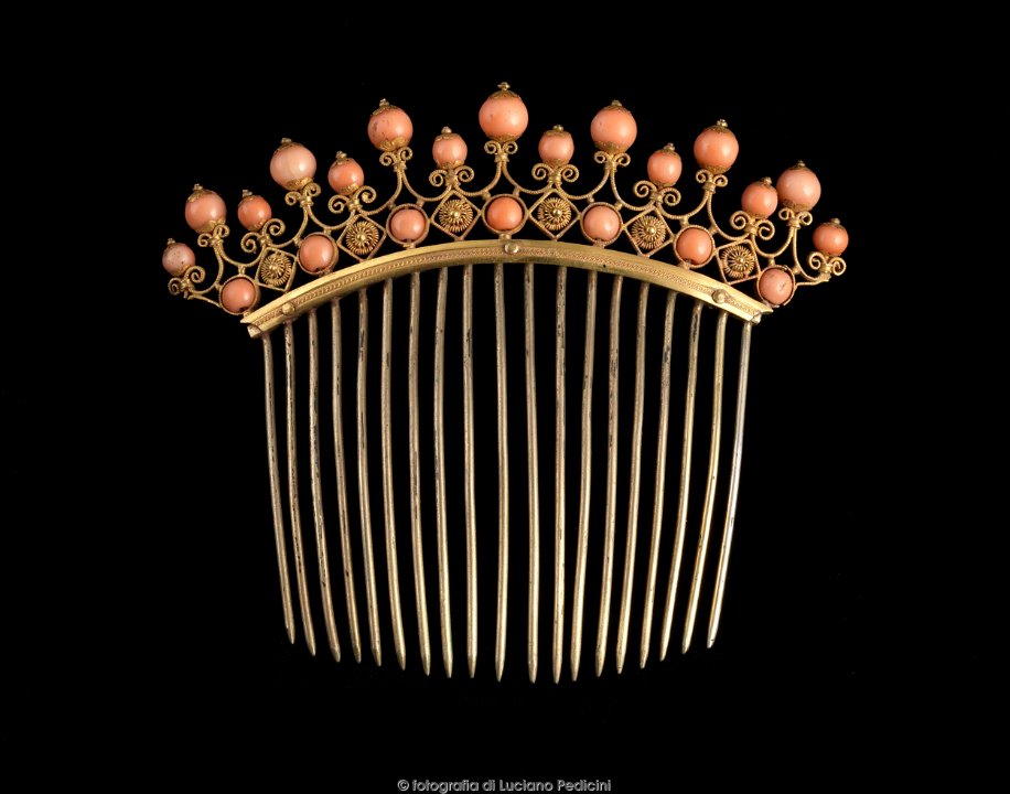 Caroline Bonaparte - peigne corail