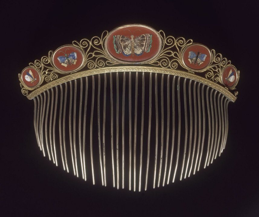 Cts de Villeneuve-Esclapon - peigne diademe mosaiques