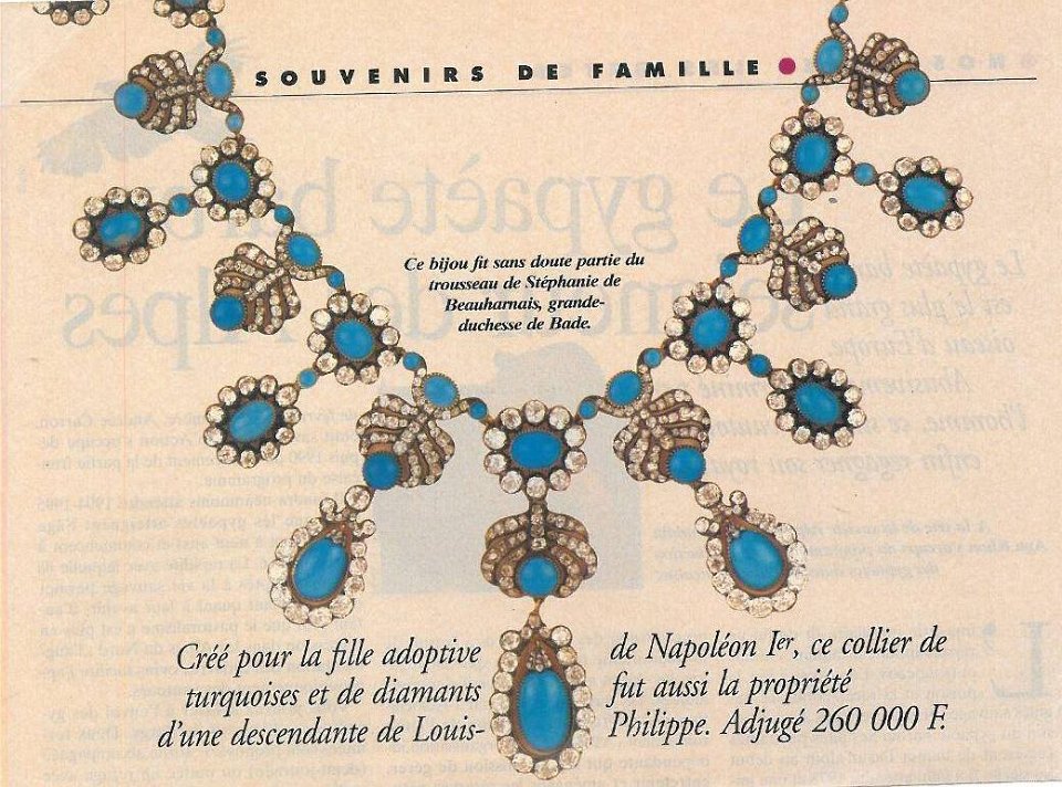 GD Stephanie  Collier turquoises Belgique