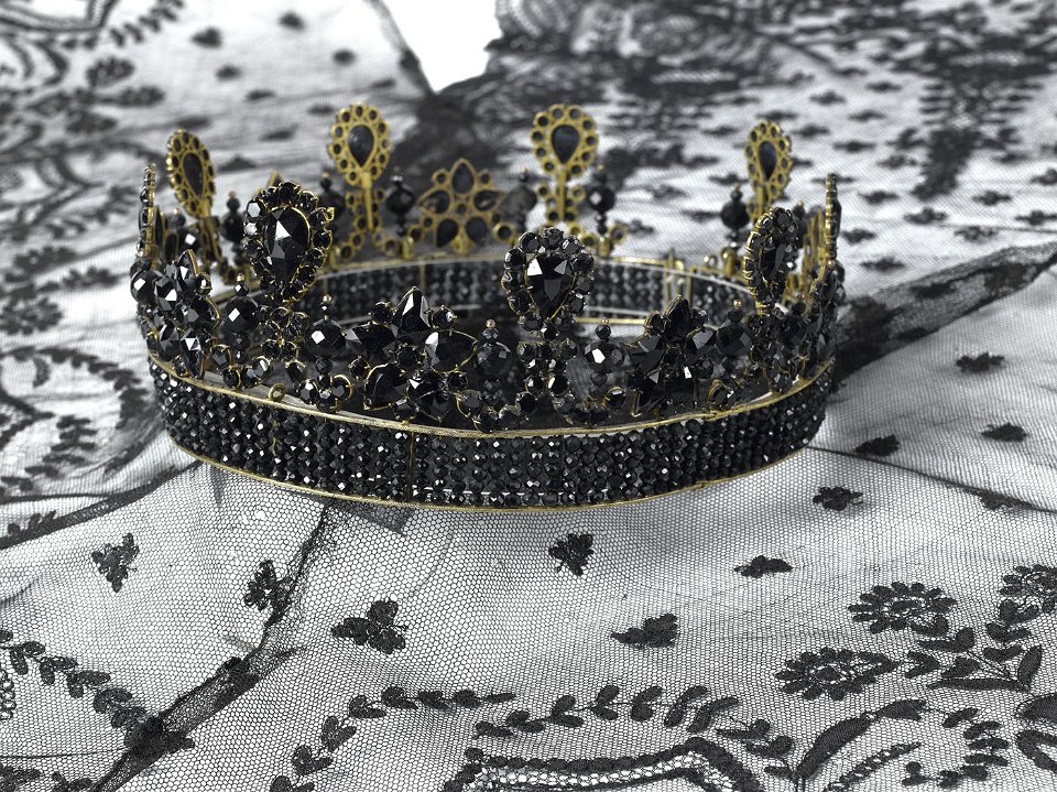reine Hortense - Diademe de deuil