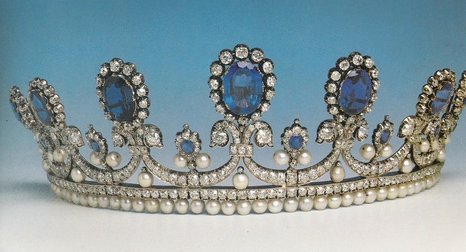 Parure de Marie-Amelie 2 - peigne-couronne 2