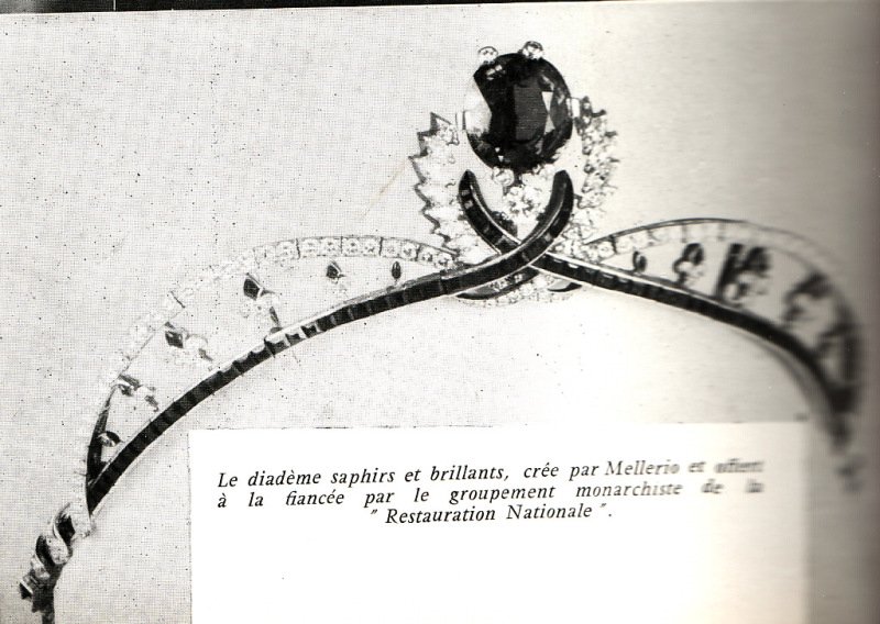 diademe saphirs et brillants Mellerio - Cts de Clermont