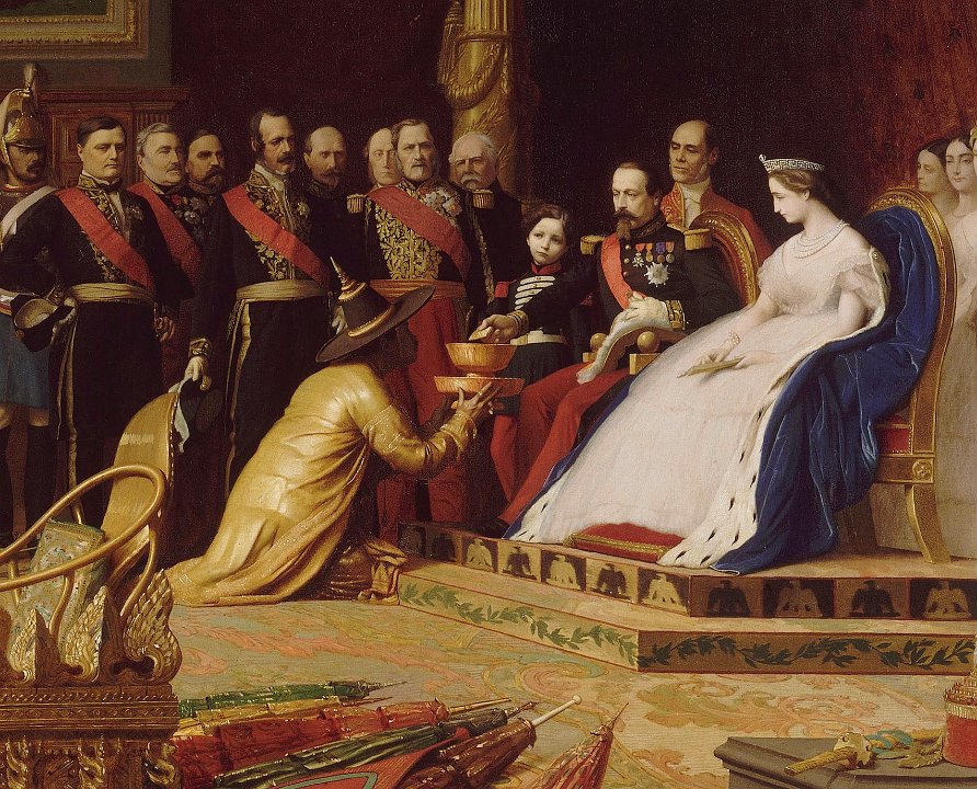 Ambassade du Siam a Fontainebleau 1861