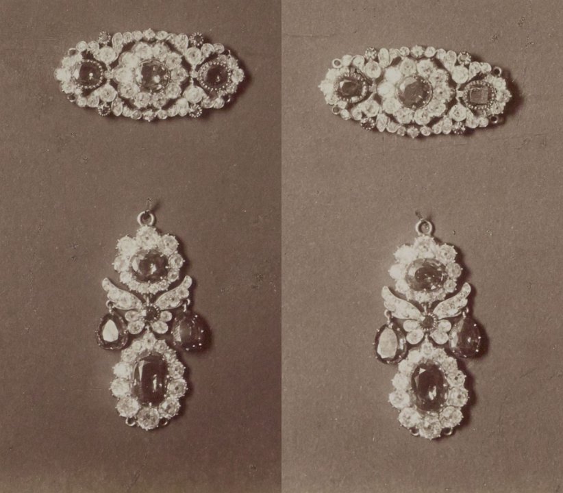Parure de rubis - Broche Bapst 4