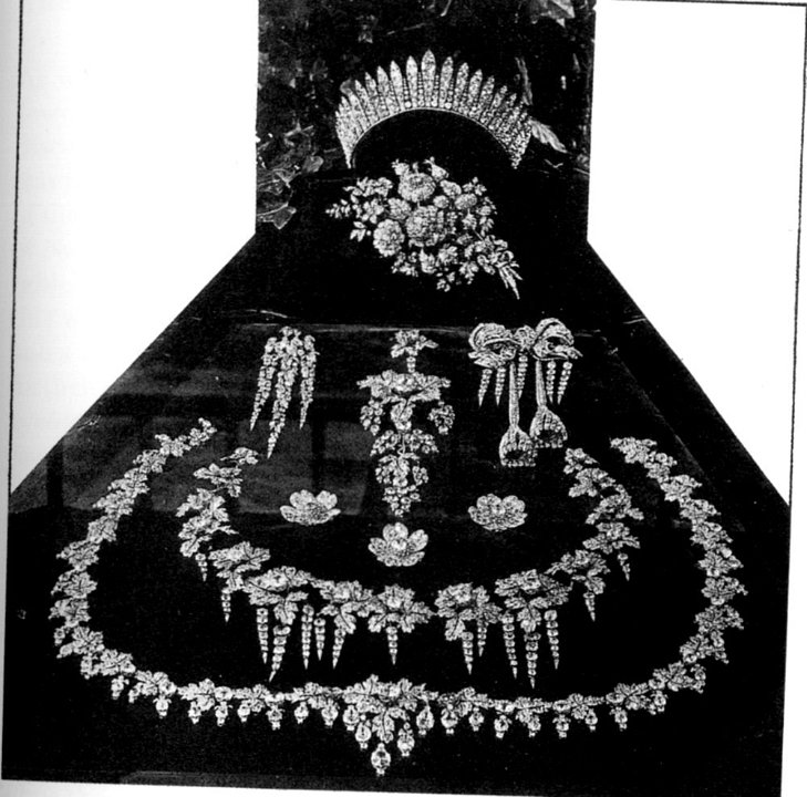 Parure feuilles de groseilliers 