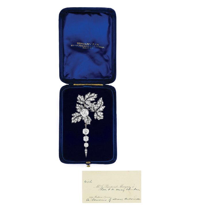 Parure feuilles de groseilliers broche 7 2