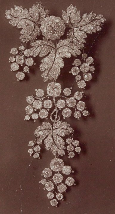 Parure feuilles de groseilliers broche 8
